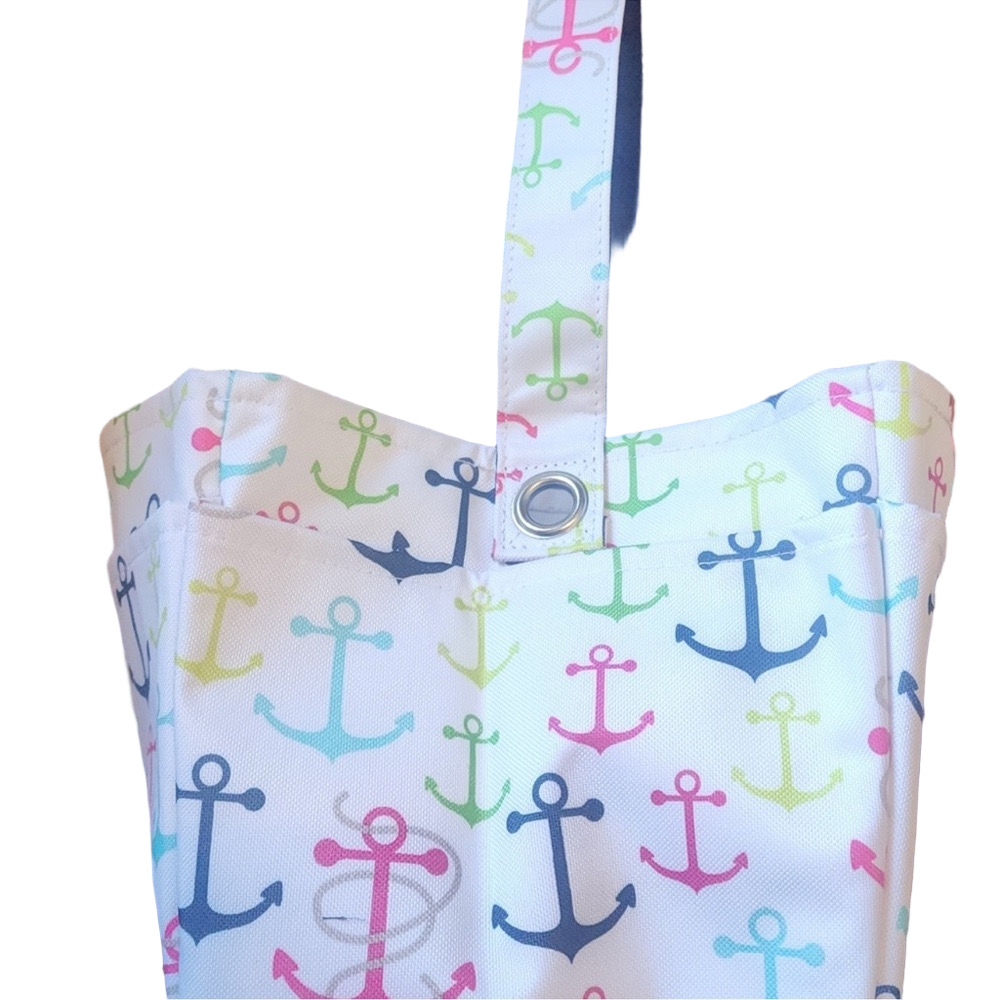 THIRTY ONE Colorful Anchor Print Creative Caddy Mini Bag NWT